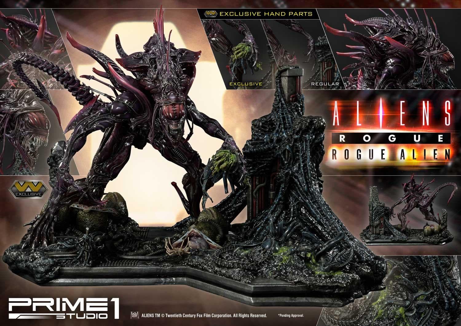 Rogue Alien "Battle Diorama" (Version Exclusive) - Premium Masterline - Vue 10
