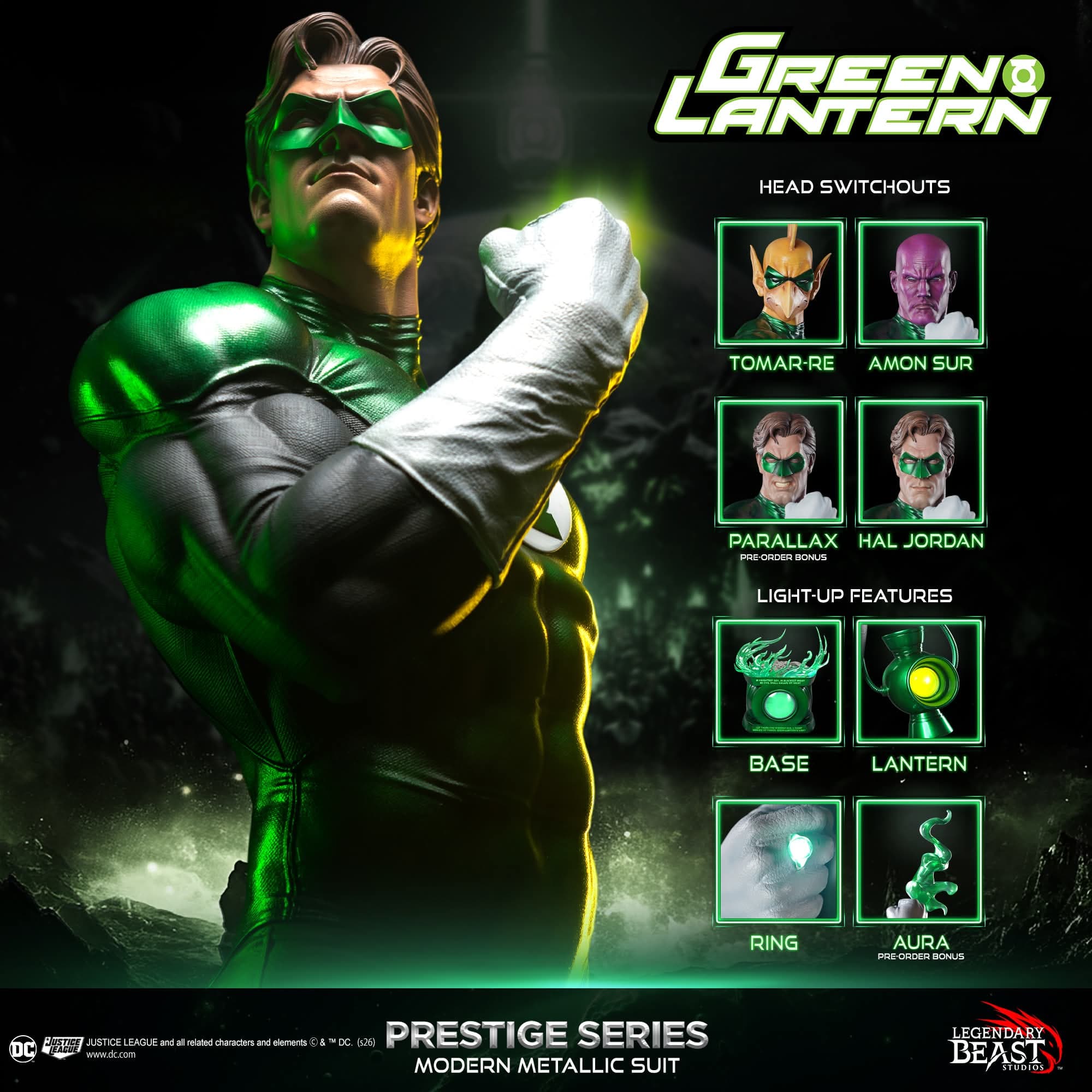 Green Lantern (Version Métalique) - Prestige Series