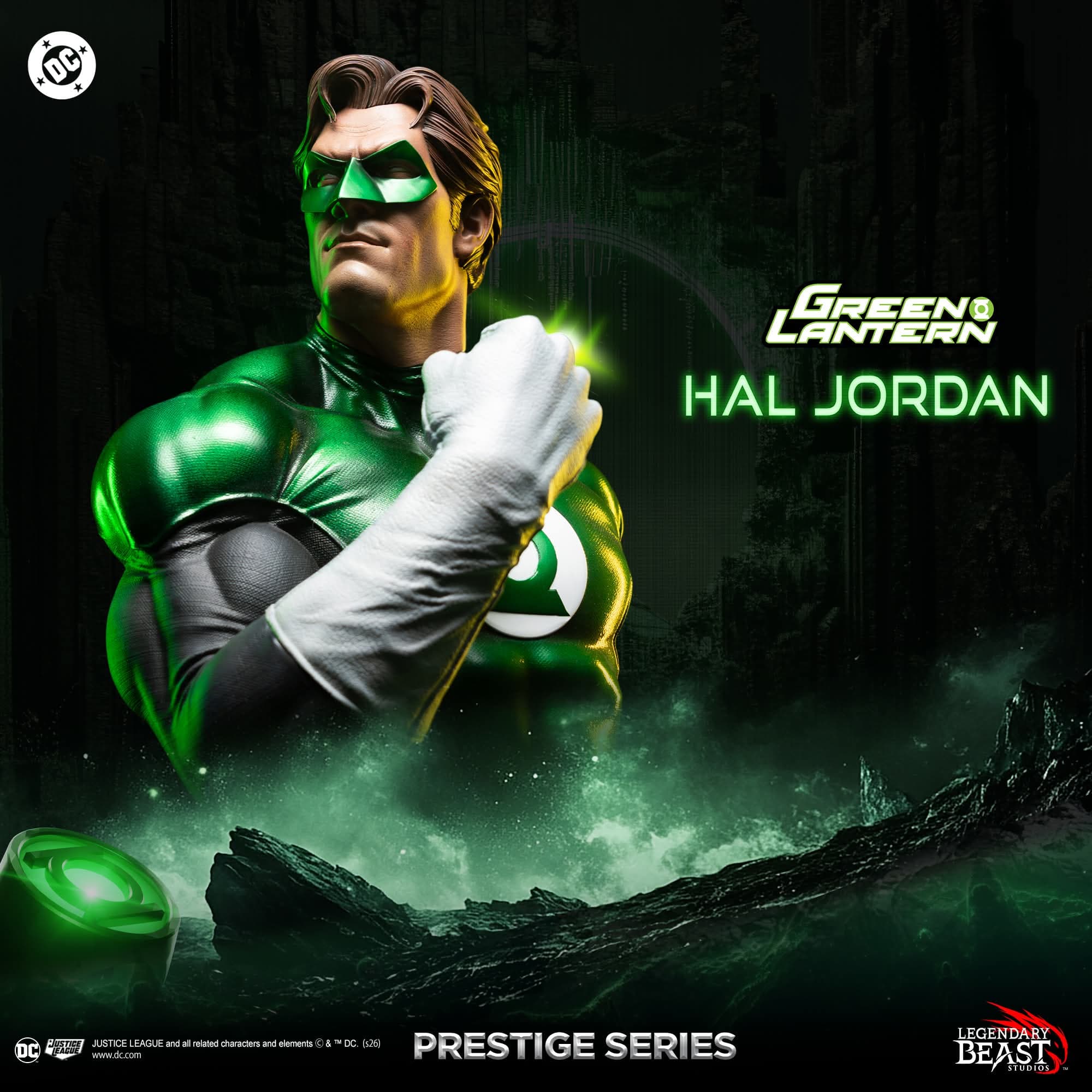 Green Lantern (Version Métalique) - Prestige Series - Vue 2