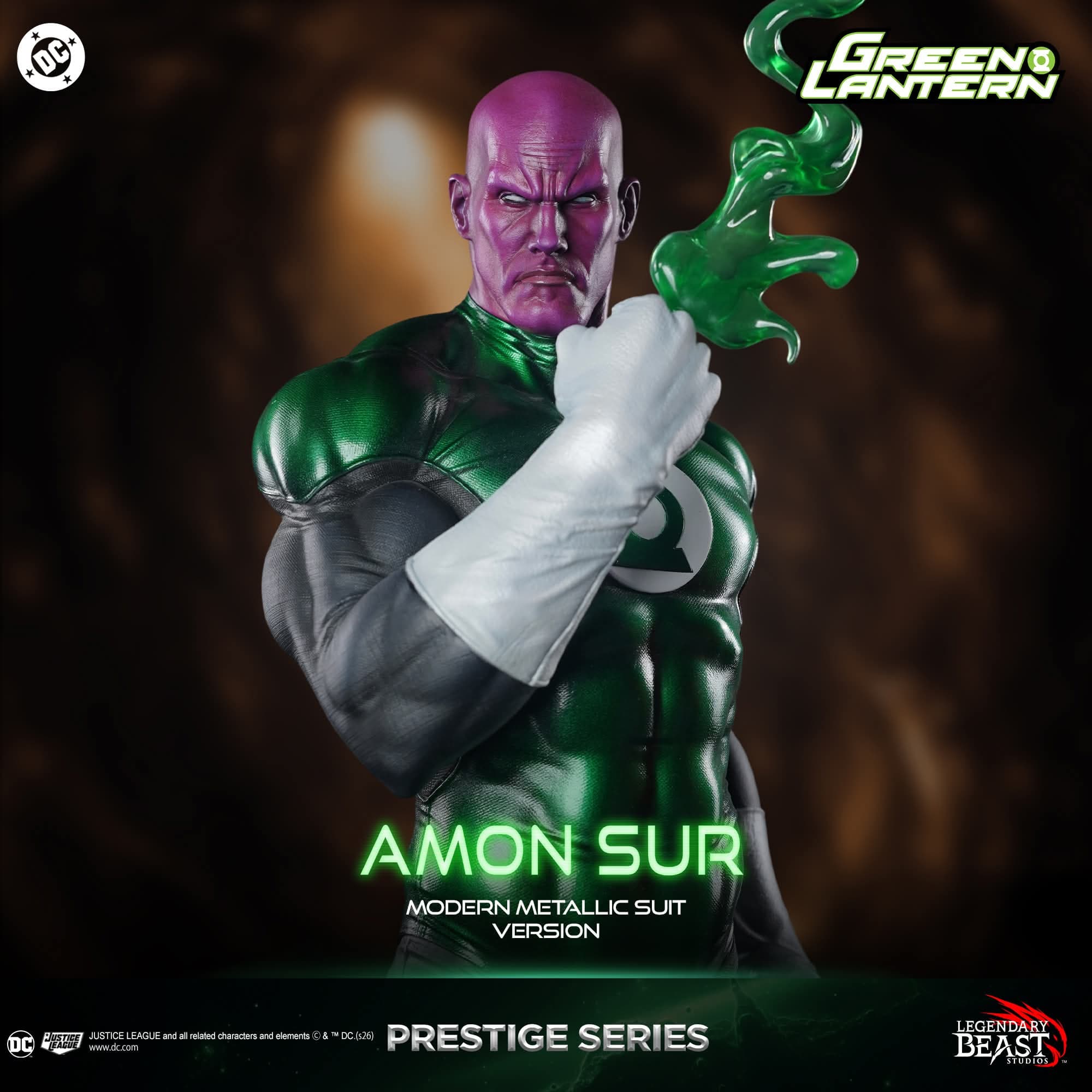 Green Lantern (Version Métalique) - Prestige Series - Vue 6