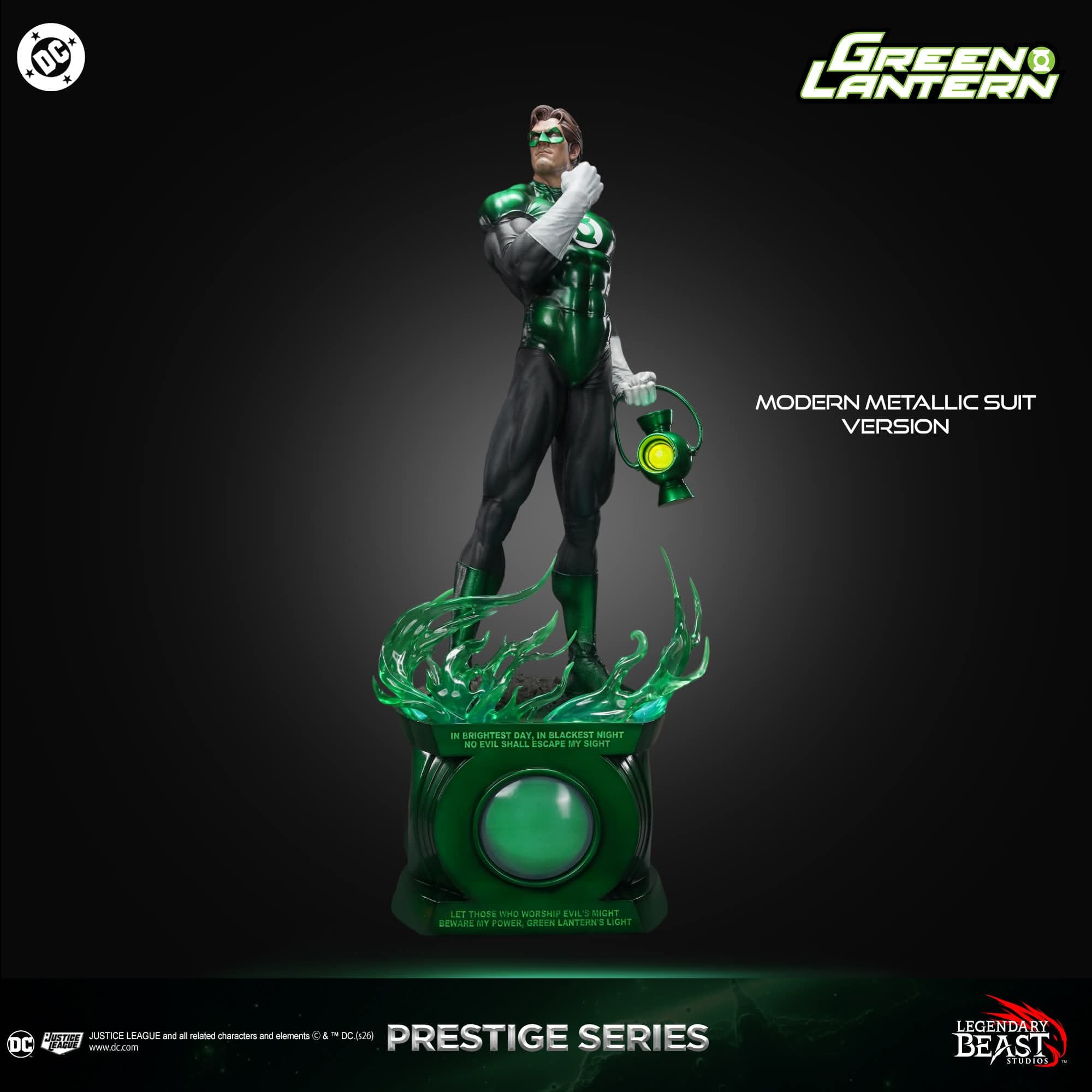 Green Lantern (Version Métalique) - Prestige Series - Vue 8