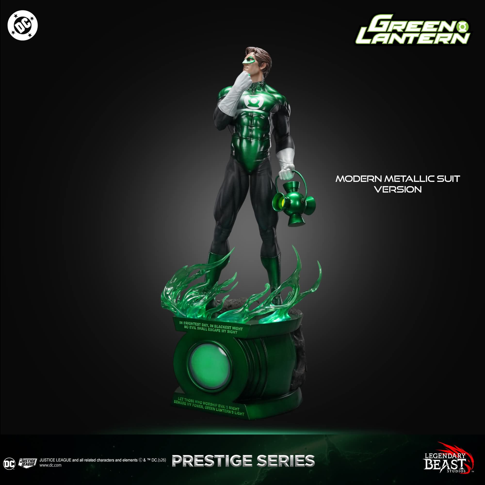 Green Lantern (Version Métalique) - Prestige Series - Vue 9