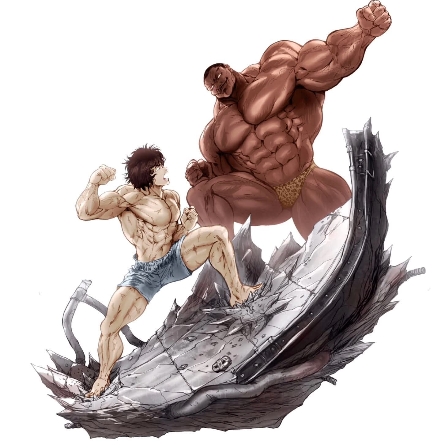  Baki Hanma vs Biscuit Olivia - Vue 7