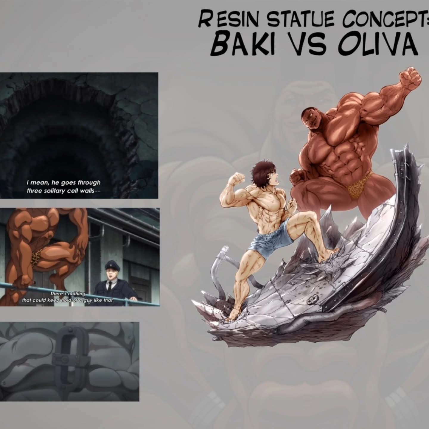  Baki Hanma vs Biscuit Olivia - Vue 9