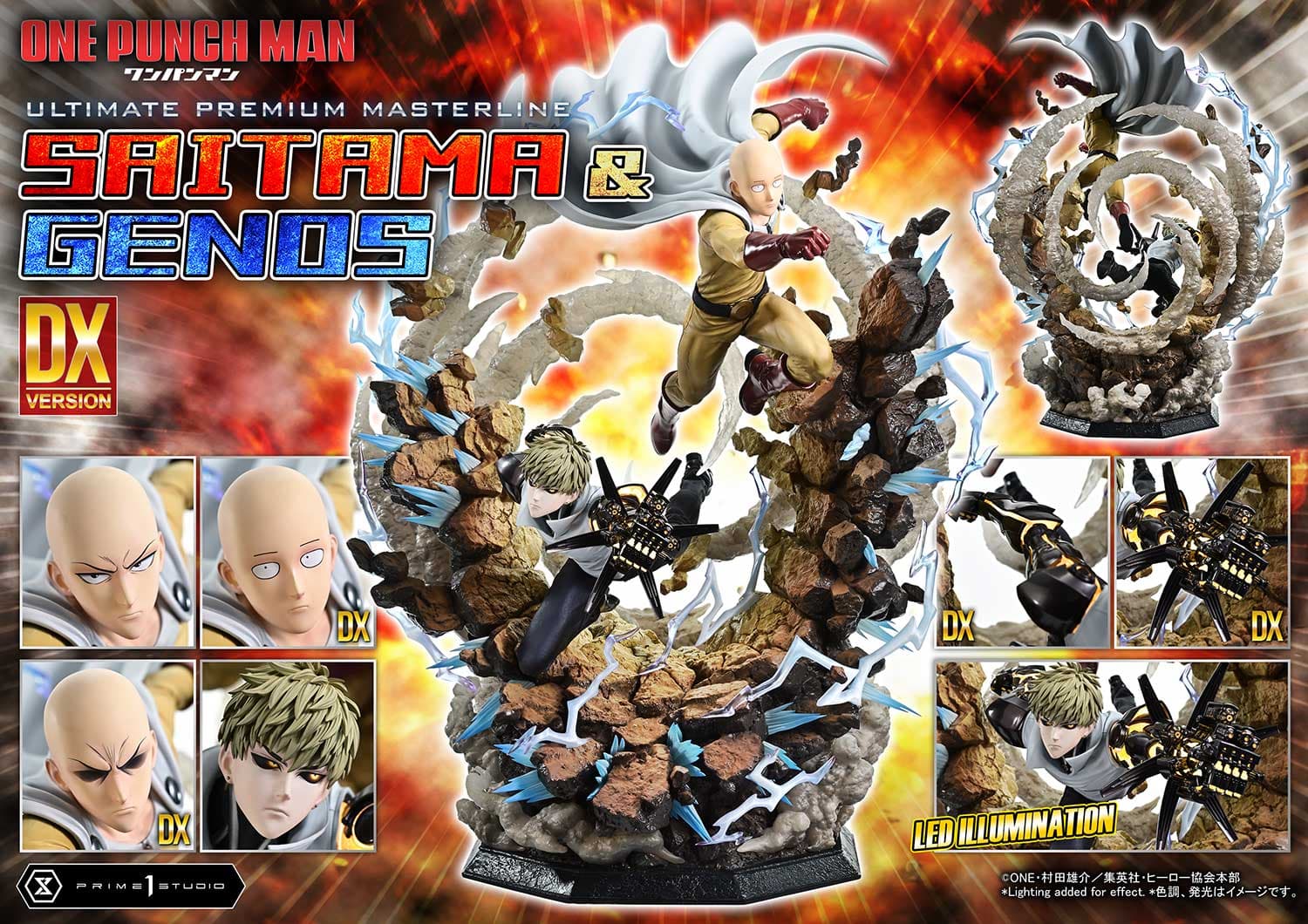 Saitama & Genos (Version Deluxe Bonus) - Ultimate Premium Masterline - Vue 10