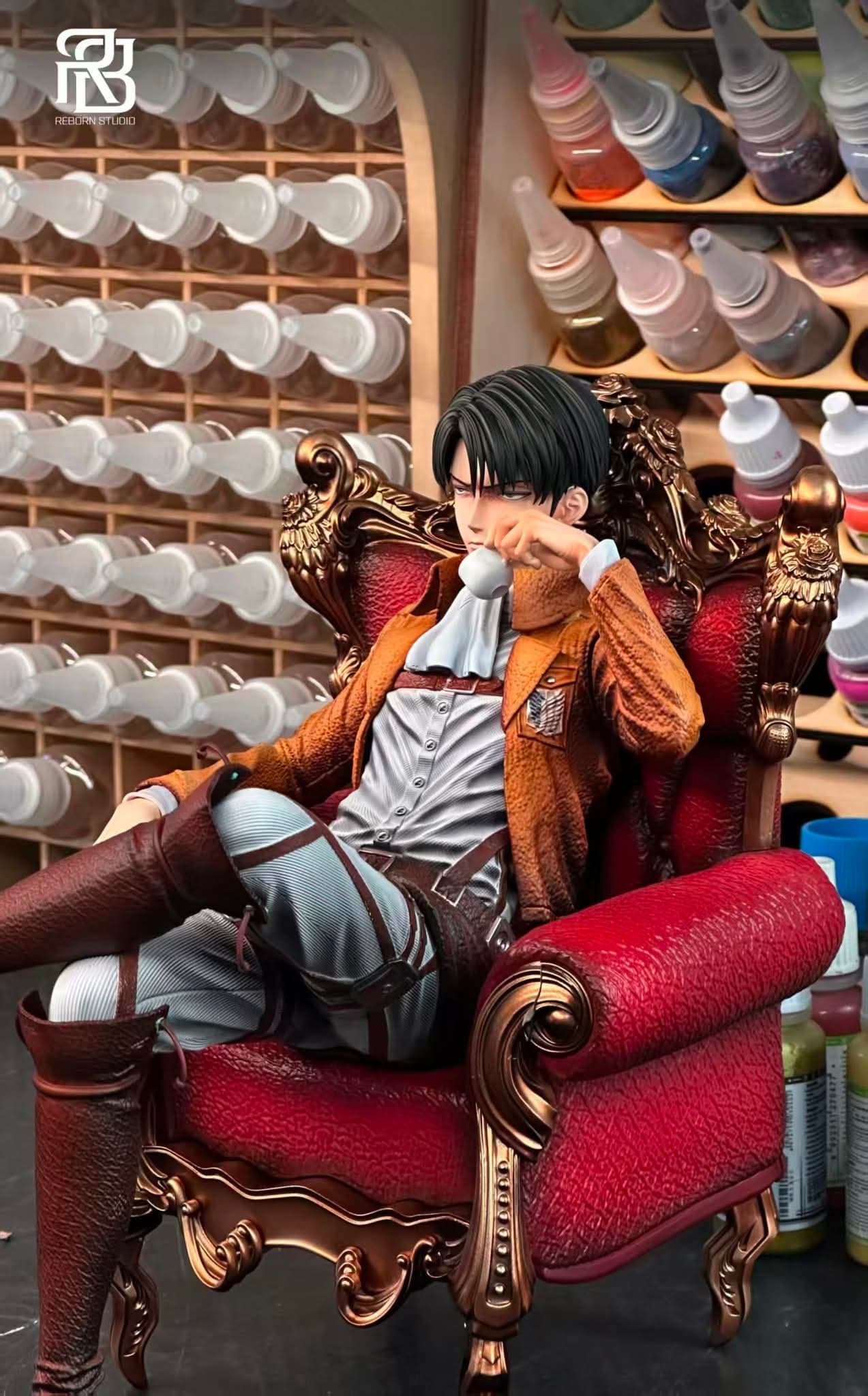 Livai Ackerman On Throne - Vue 2