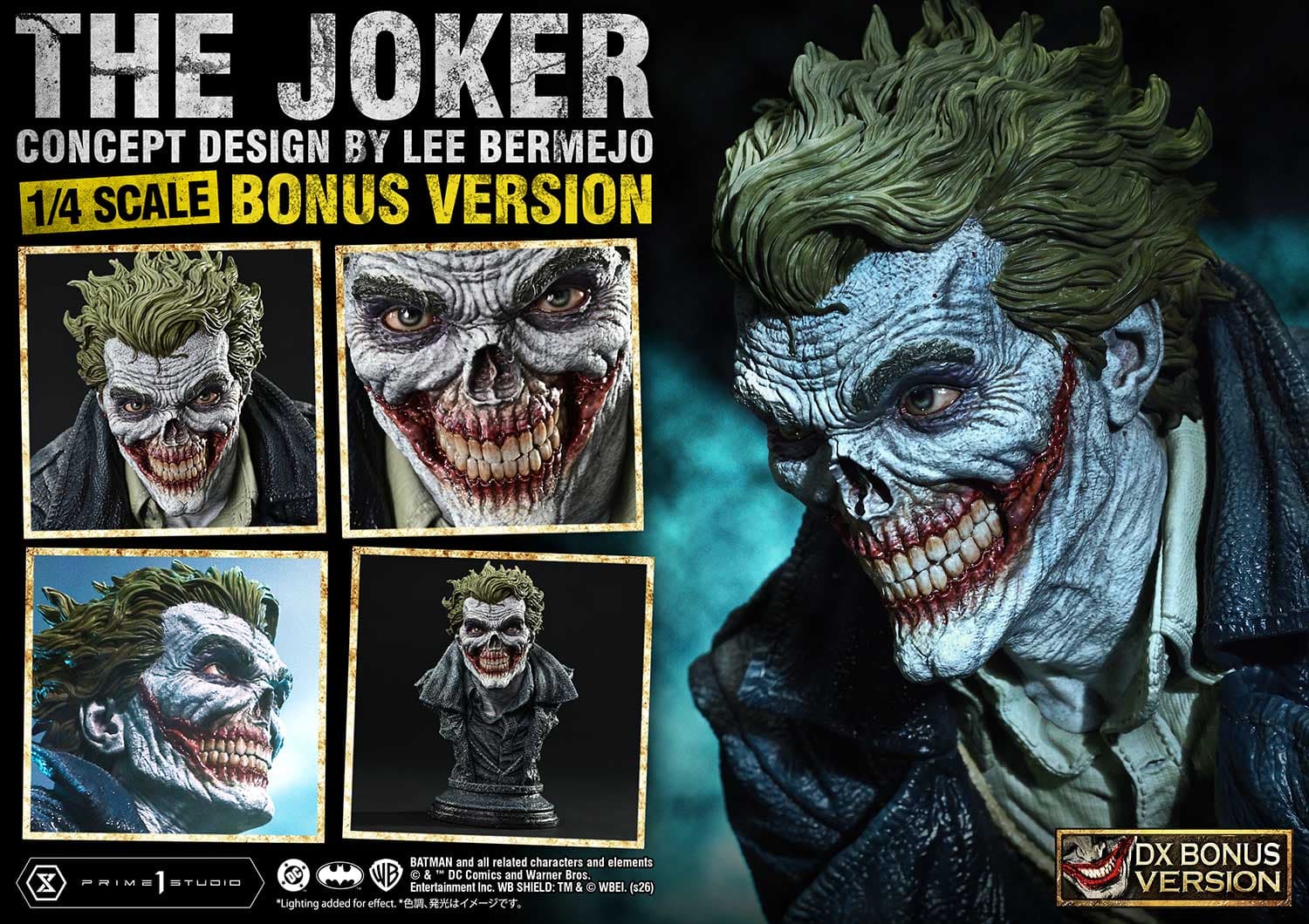 The Joker Design by Lee Bermejo (Version Deluxe Bonus) - Ultimate Premium Masterline - Vue 2