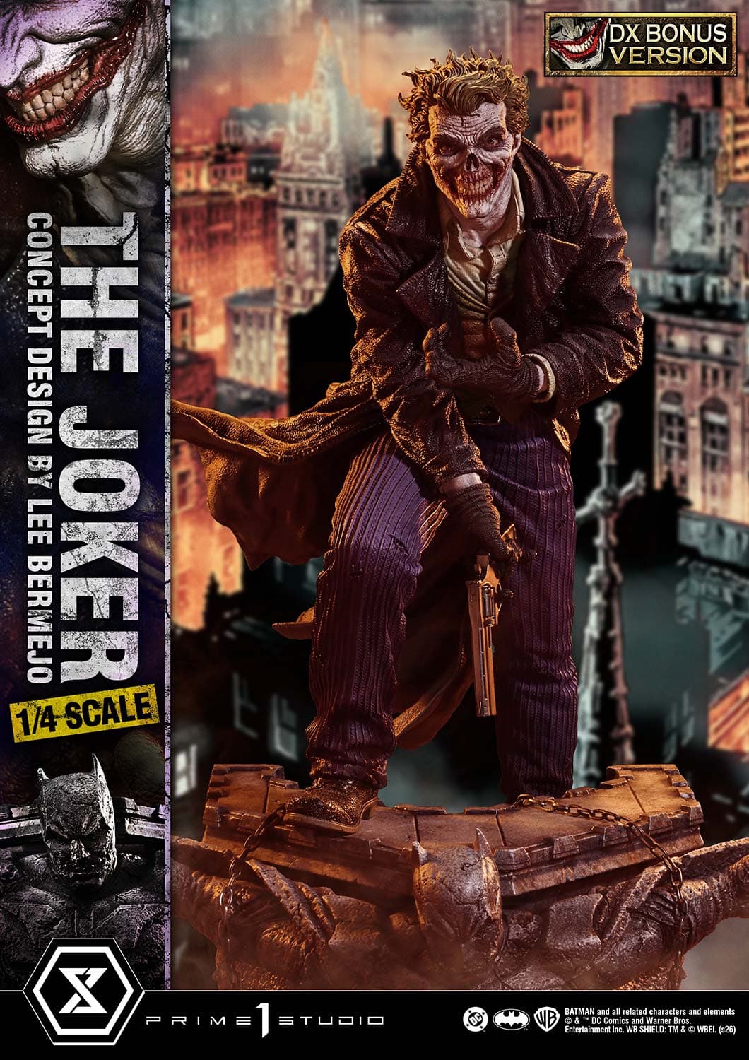 The Joker Design by Lee Bermejo (Version Deluxe Bonus) - Ultimate Premium Masterline - Vue 4