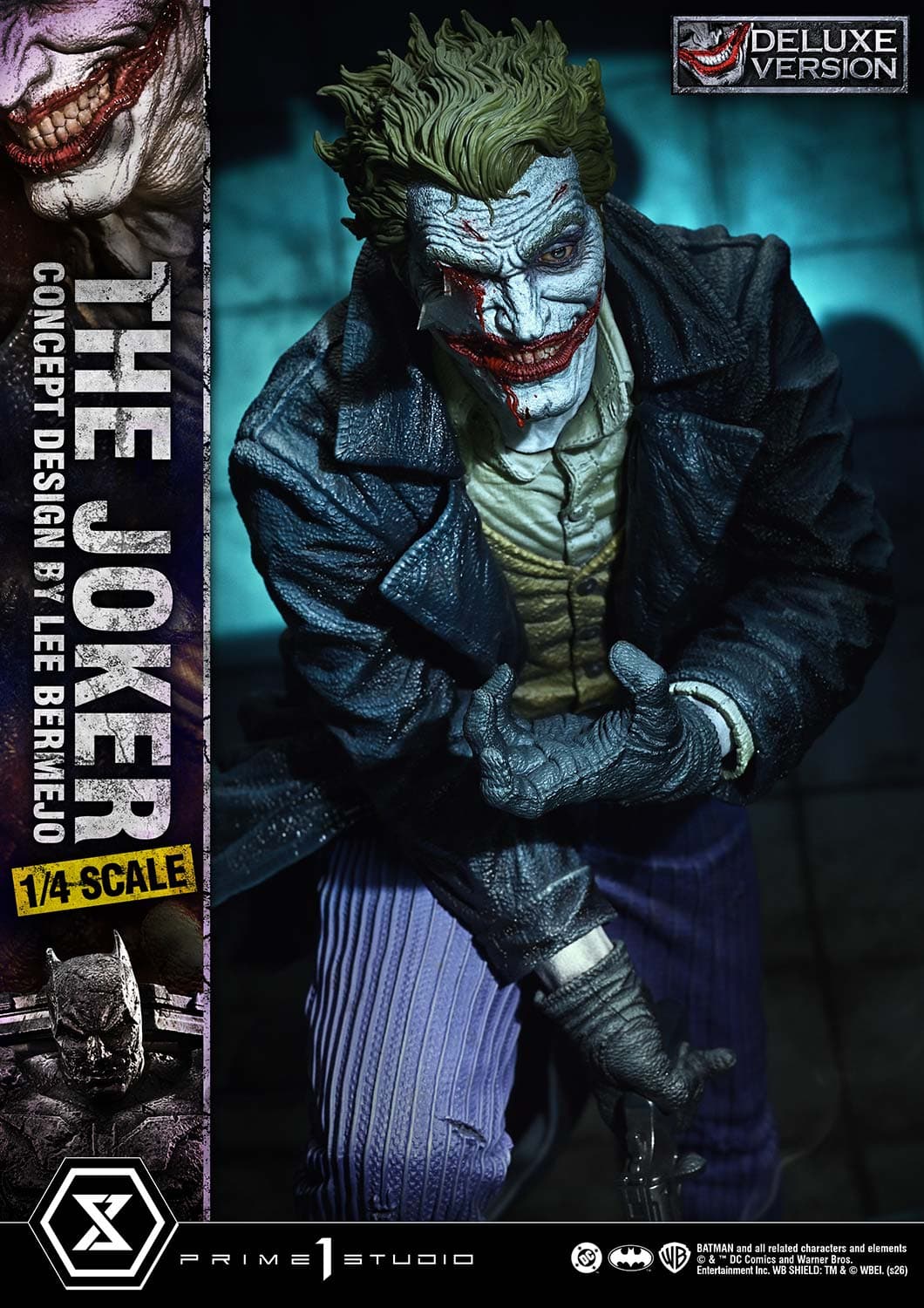 The Joker Design by Lee Bermejo (Version Deluxe Bonus) - Ultimate Premium Masterline - Vue 6