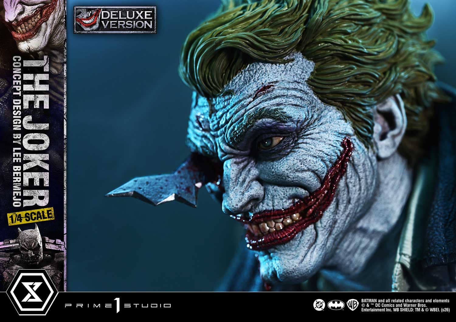 The Joker Design by Lee Bermejo (Version Deluxe Bonus) - Ultimate Premium Masterline - Vue 8