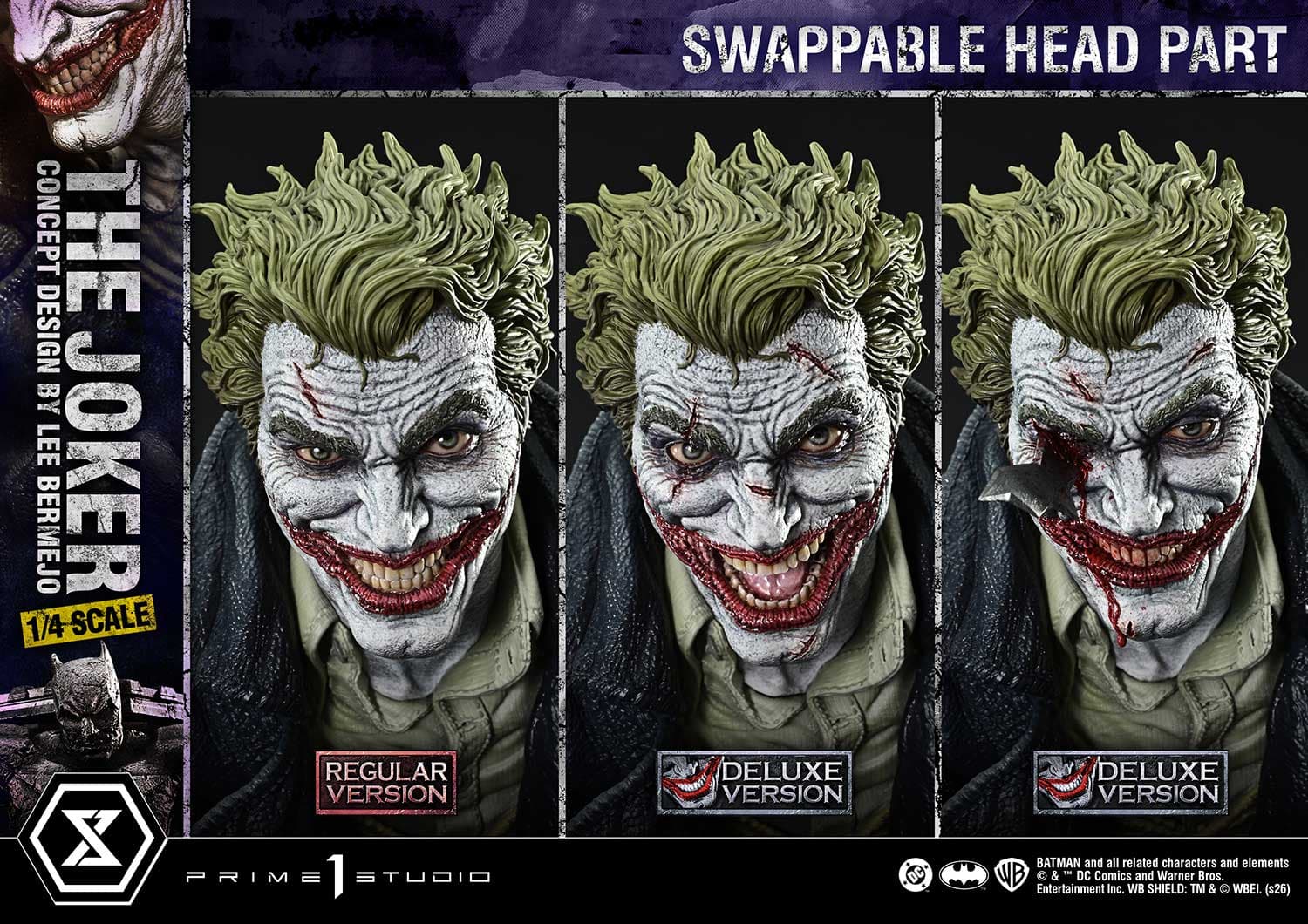 The Joker Design by Lee Bermejo (Version Deluxe Bonus) - Ultimate Premium Masterline - Vue 12