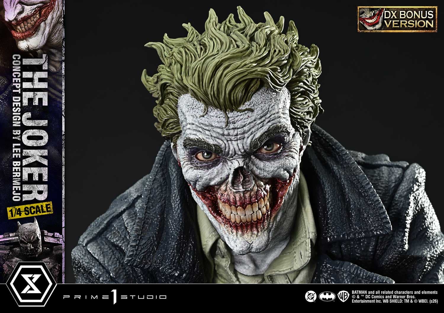 The Joker Design by Lee Bermejo (Version Deluxe Bonus) - Ultimate Premium Masterline - Vue 21