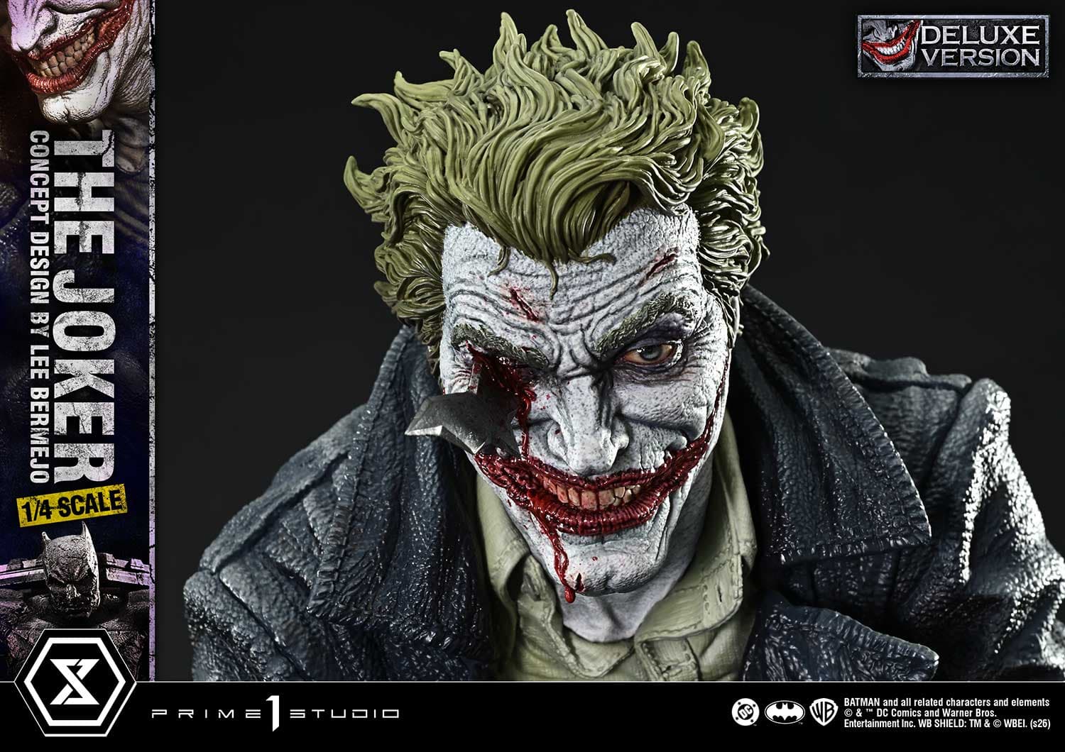 The Joker Design by Lee Bermejo (Version Deluxe Bonus) - Ultimate Premium Masterline - Vue 23