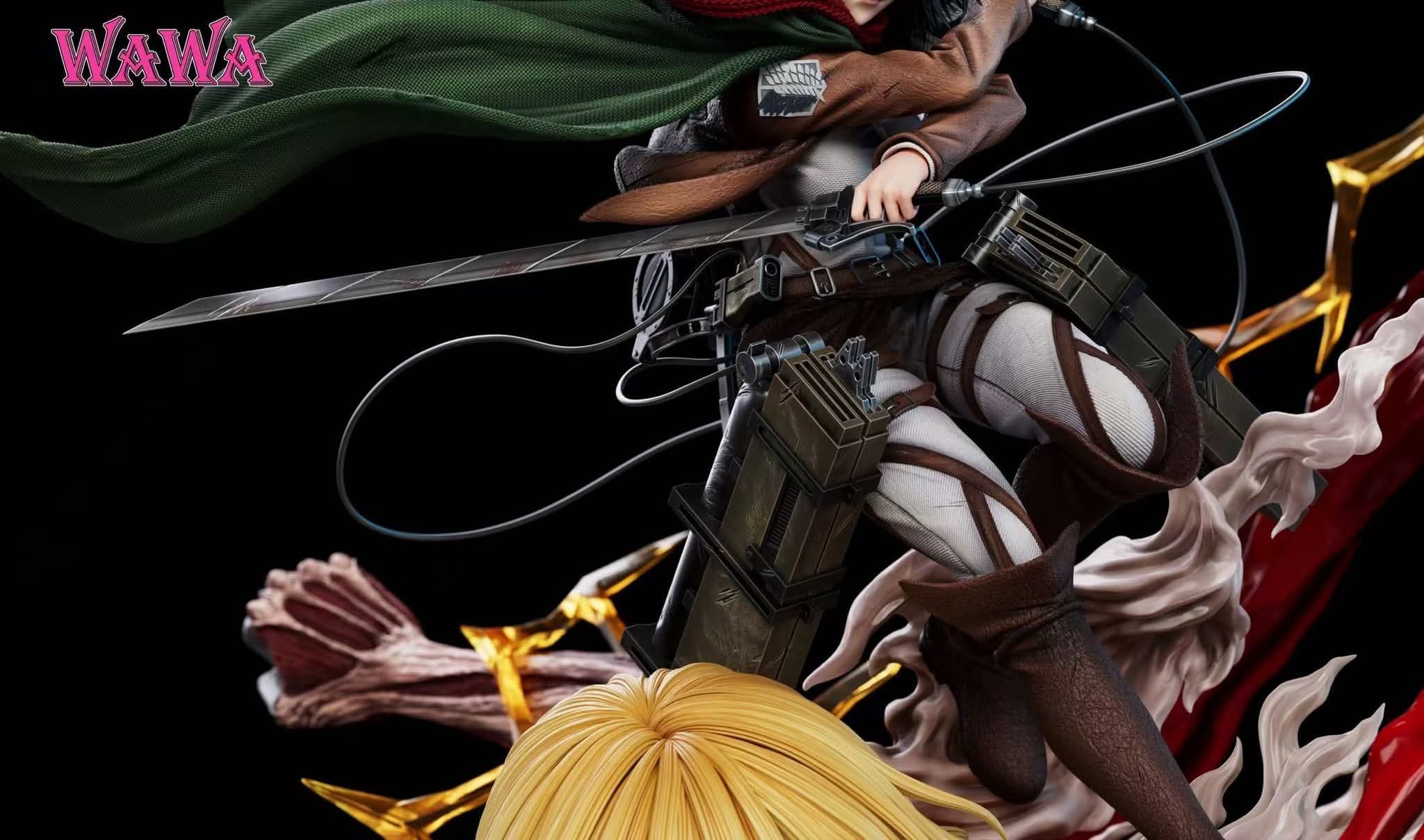 Mikasa Ackerman VS Le Titan Féminin (Version Bouche Fermée) - Vue 3