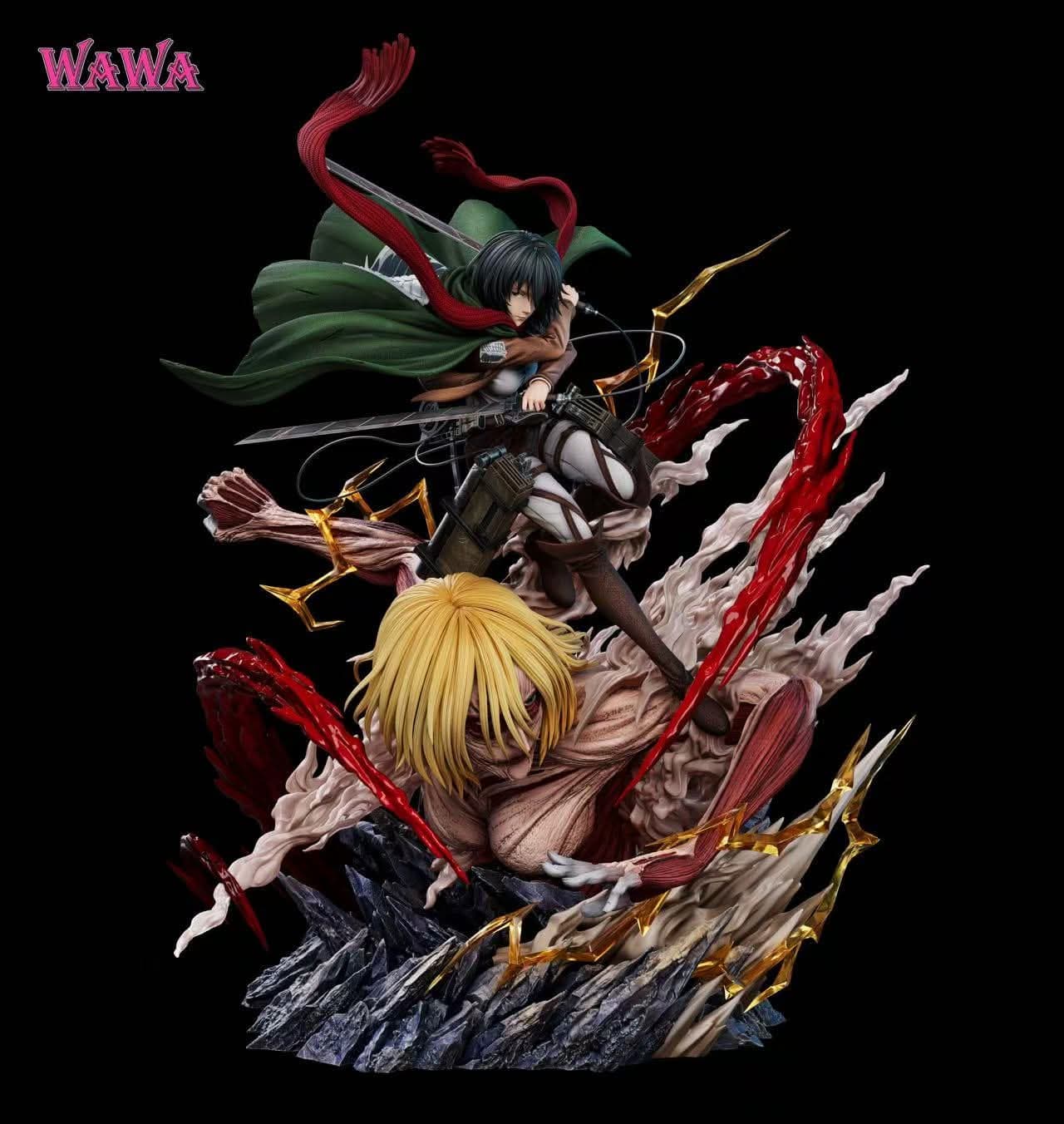 Mikasa Ackerman VS Le Titan Féminin (Version Bouche Fermée) - Vue 8