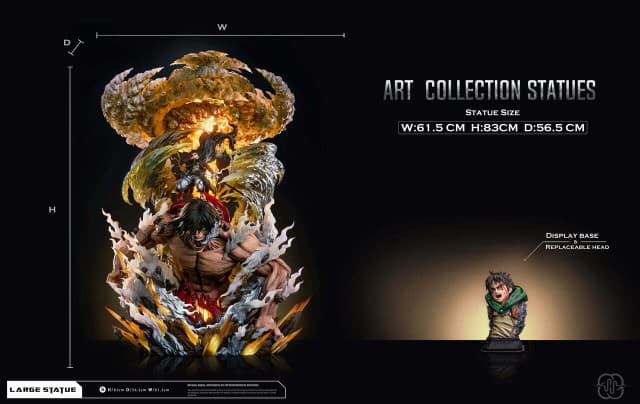 Eren Jaeger & Le Titan Assaillant - Vue 3