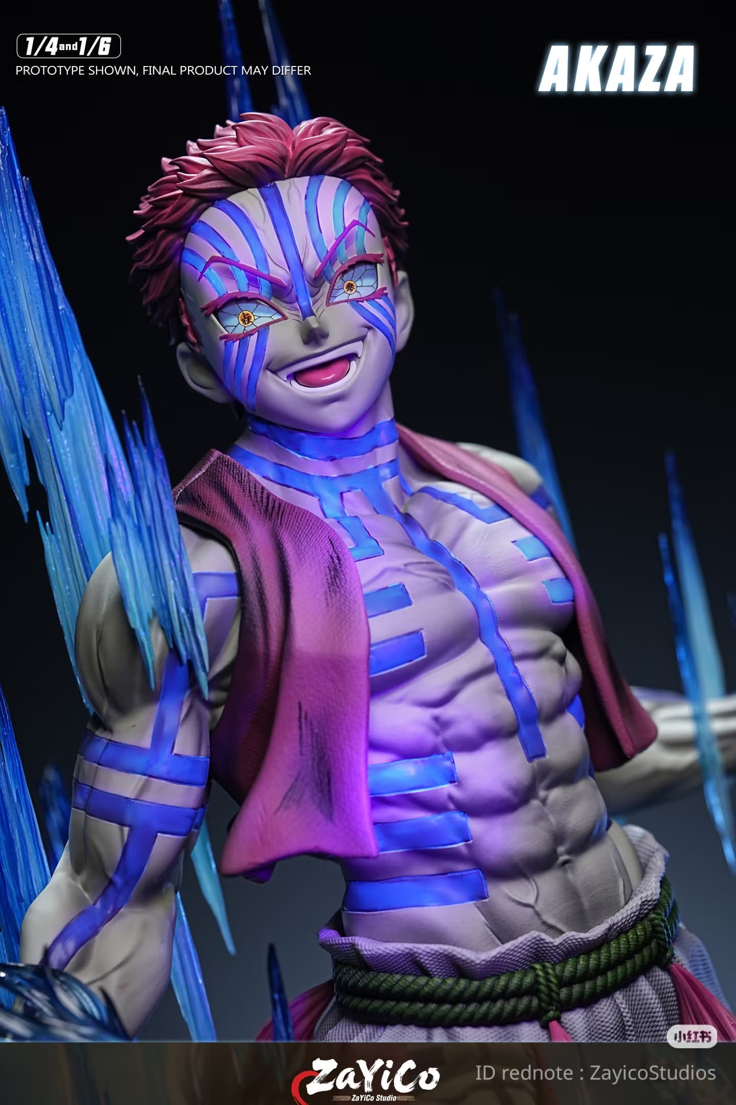 Akaza (Version Bleu 1/6) - Vue 5