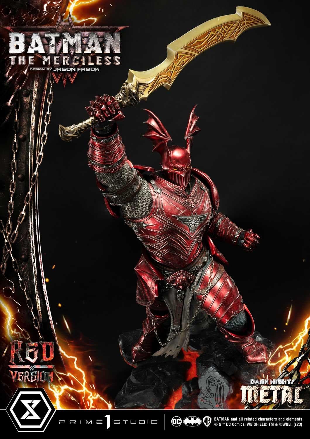 Batman The Merciless (Version Red) - Museum Masterline - Vue 3