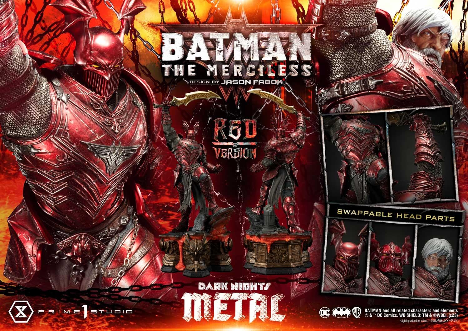Batman The Merciless (Version Red) - Museum Masterline - Vue 5