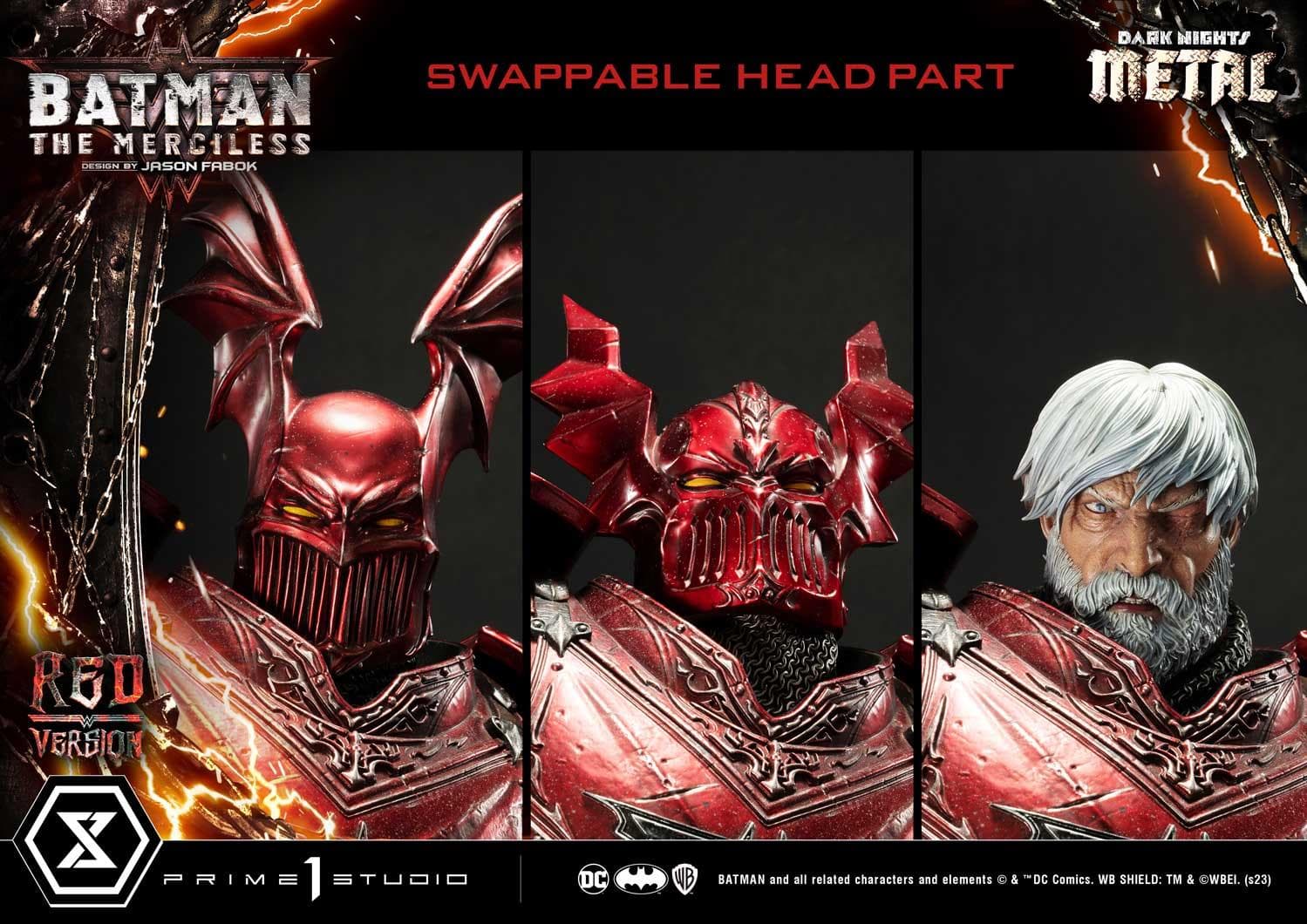 Batman The Merciless (Version Red) - Museum Masterline - Vue 6