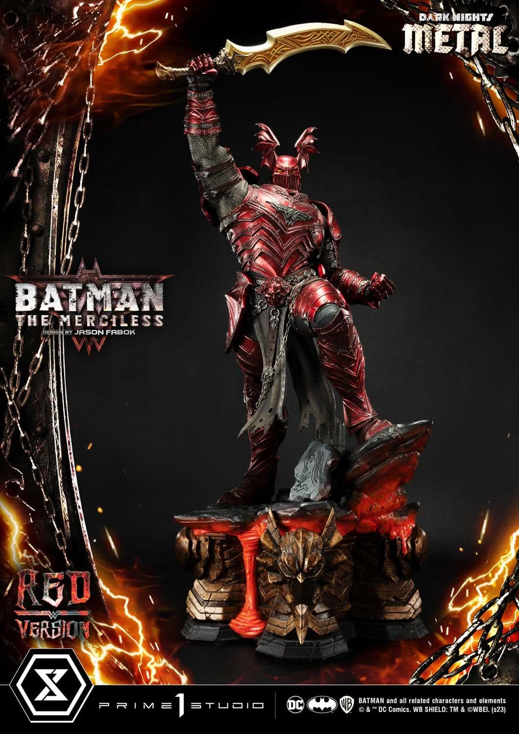 Batman The Merciless (Version Red) - Museum Masterline - Vue 7