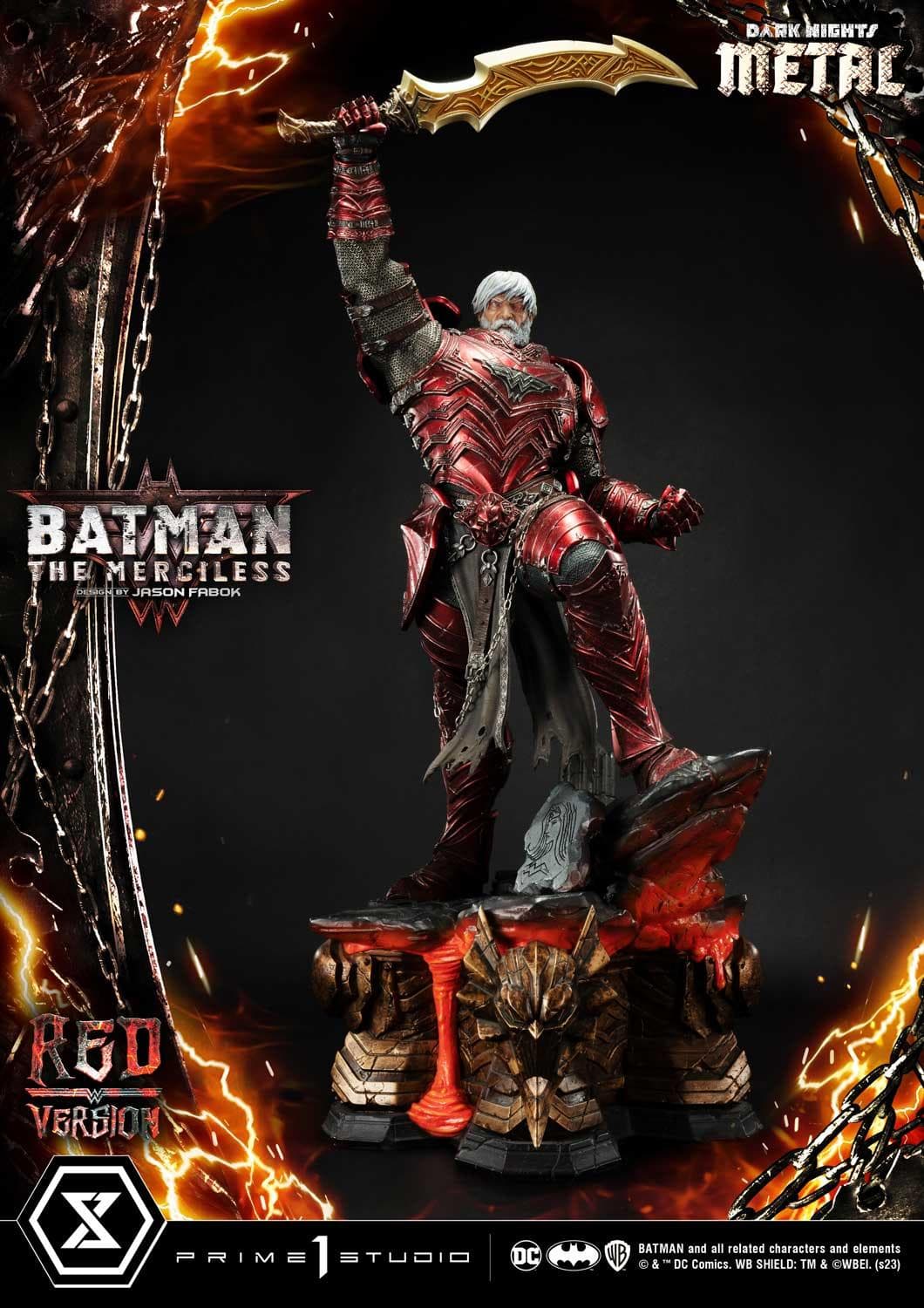 Batman The Merciless (Version Red) - Museum Masterline - Vue 9