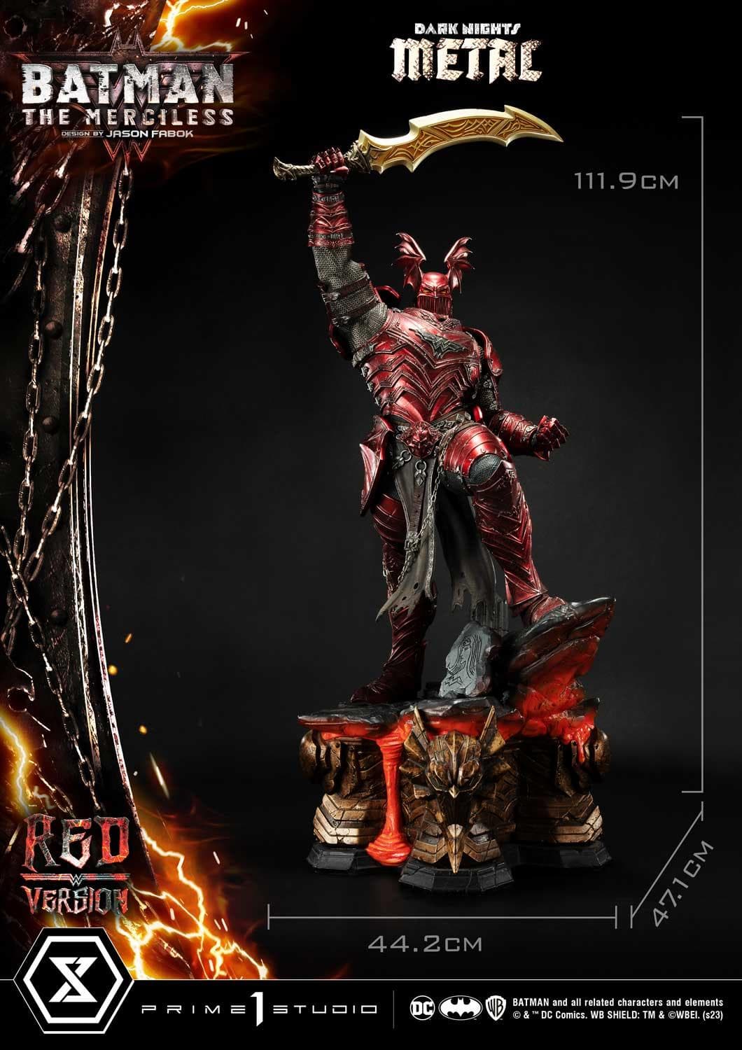 Batman The Merciless (Version Red) - Museum Masterline - Vue 10