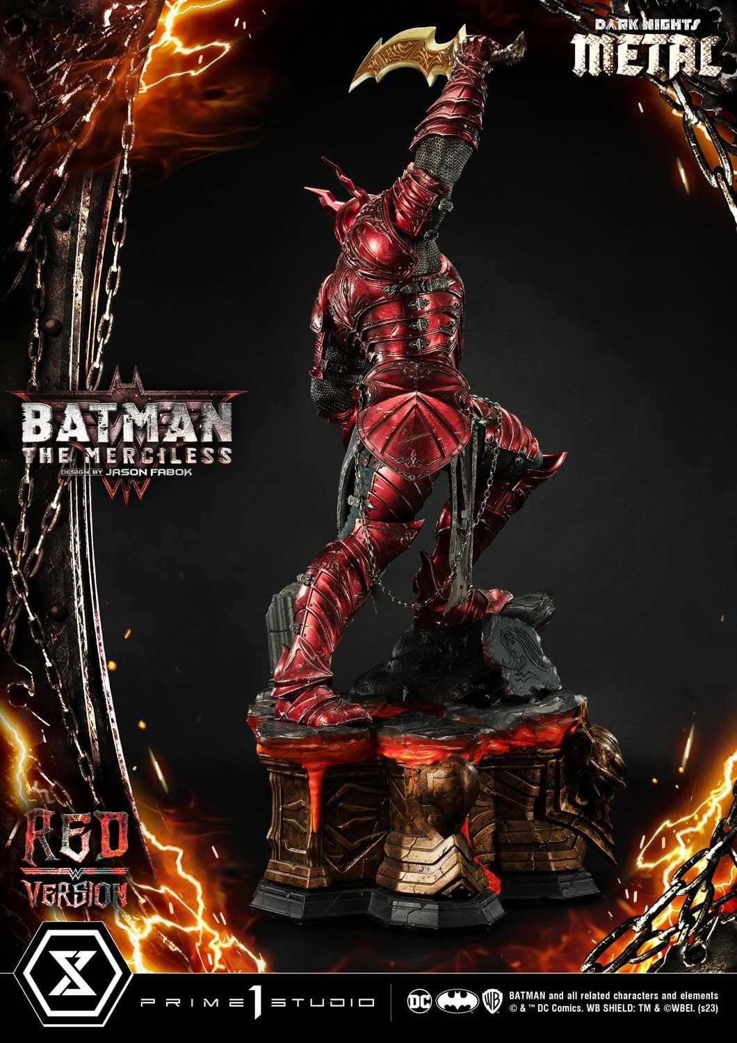 Batman The Merciless (Version Red) - Museum Masterline - Vue 11