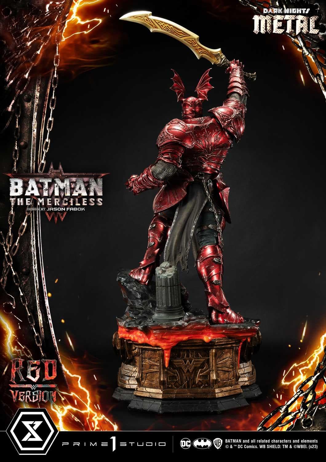 Batman The Merciless (Version Red) - Museum Masterline - Vue 12