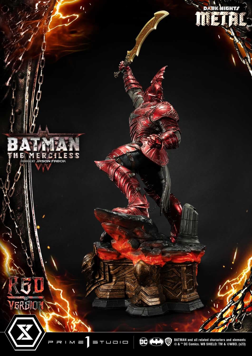 Batman The Merciless (Version Red) - Museum Masterline - Vue 13