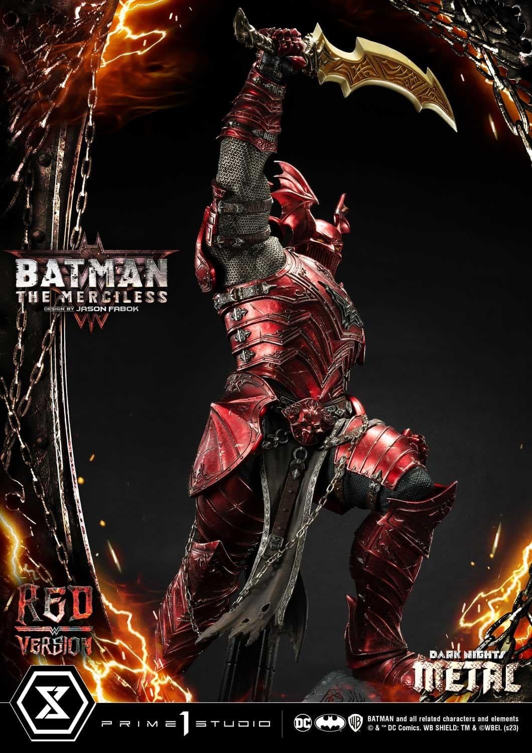 Batman The Merciless (Version Red) - Museum Masterline - Vue 14