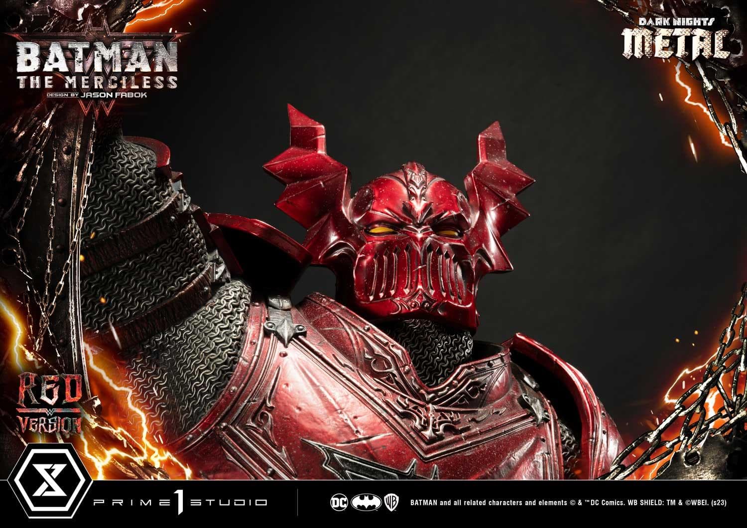 Batman The Merciless (Version Red) - Museum Masterline - Vue 15