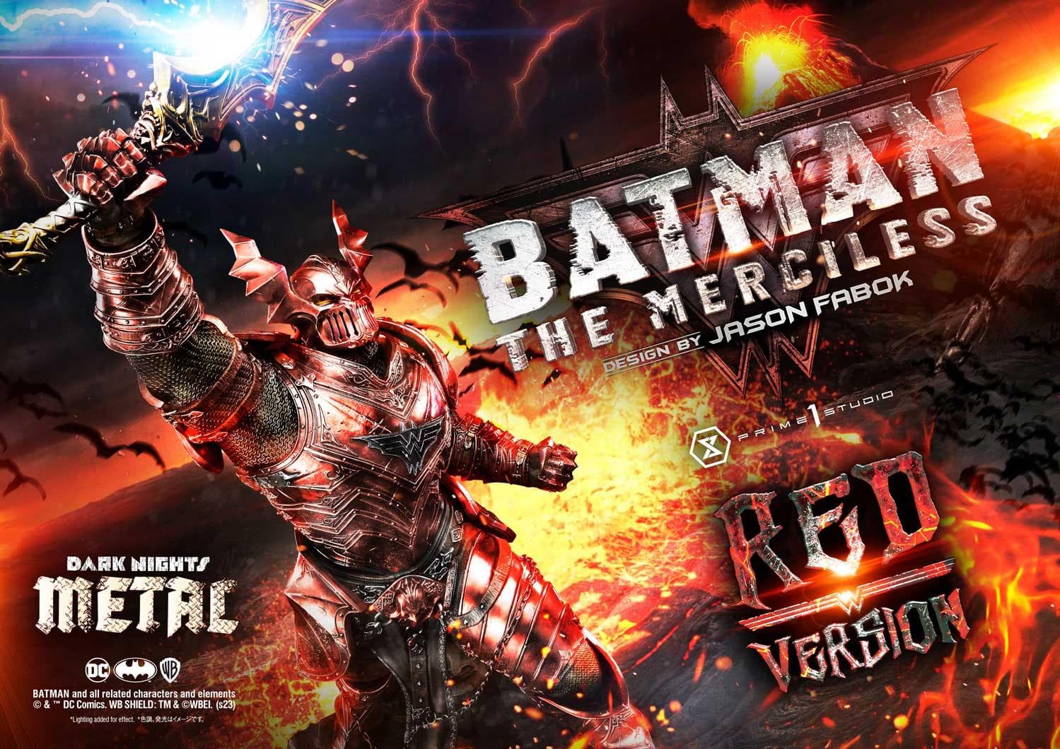 Batman The Merciless (Version Red) - Museum Masterline - Vue 18