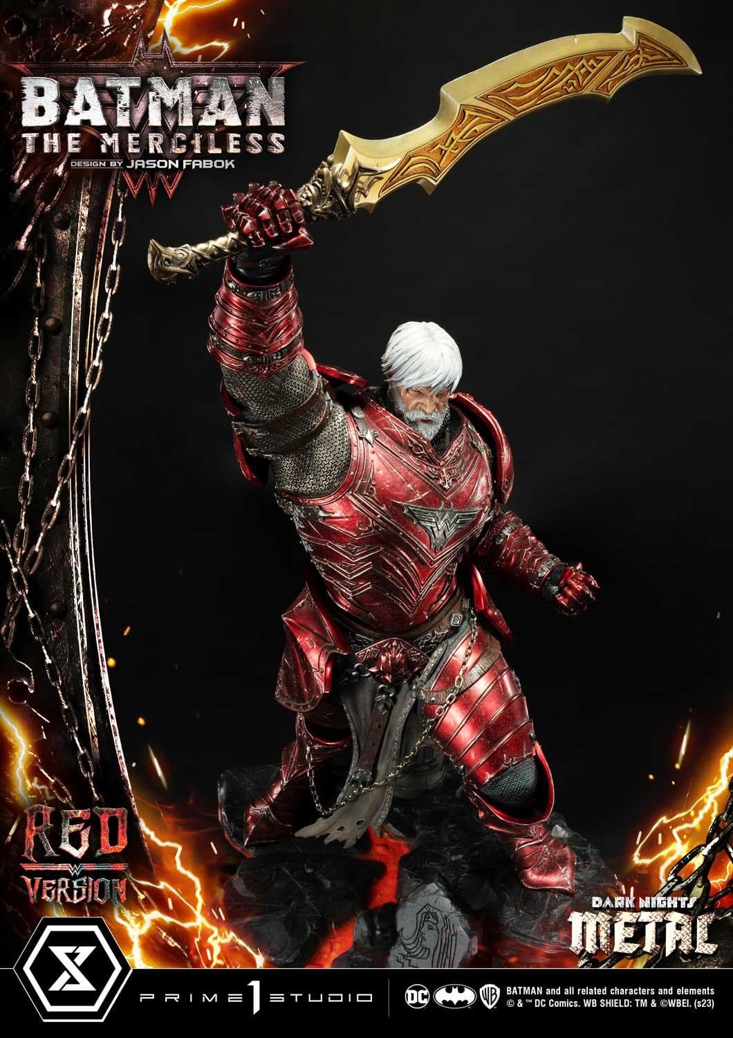 Batman The Merciless (Version Red) - Museum Masterline - Vue 19