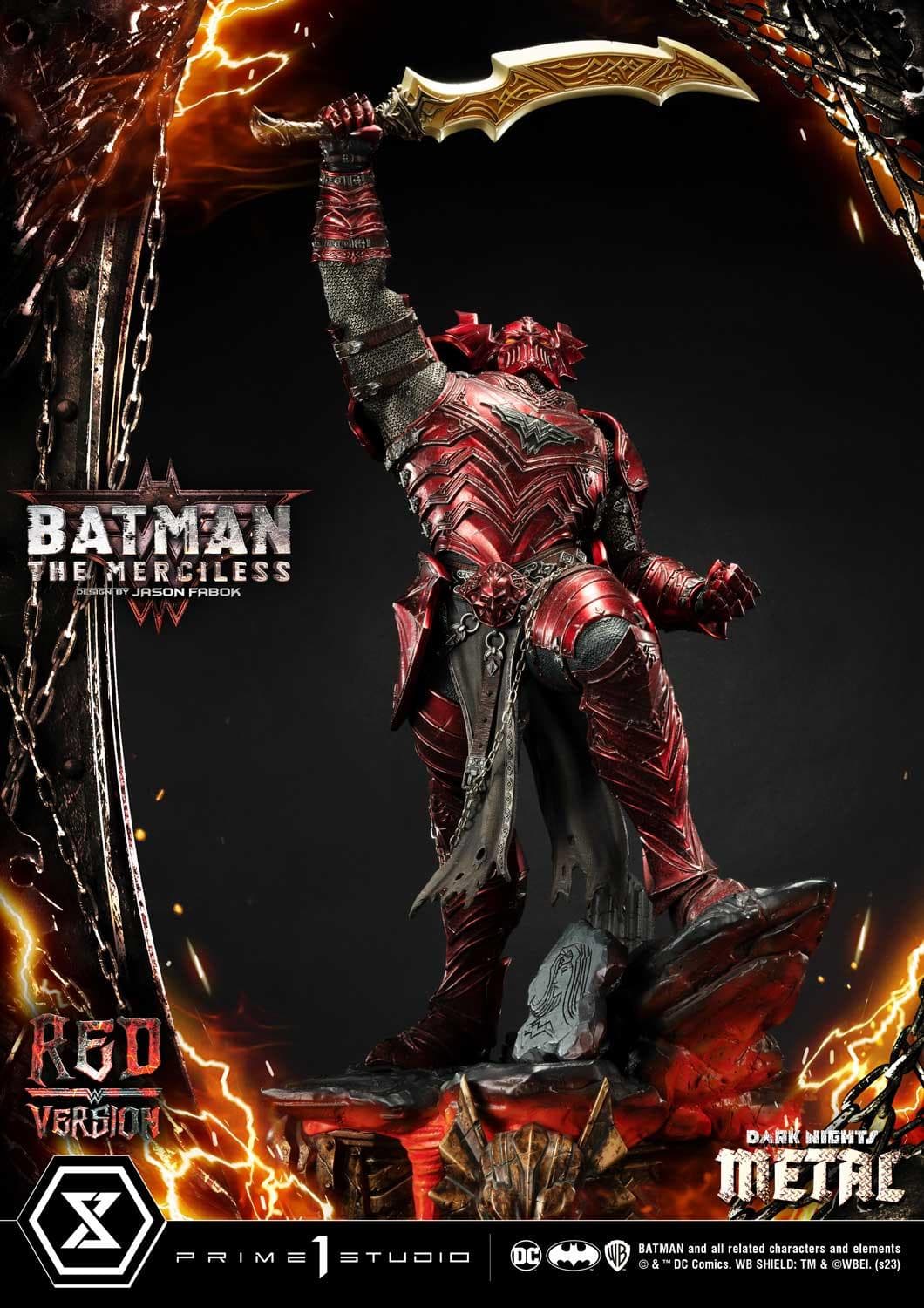 Batman The Merciless (Version Red) - Museum Masterline - Vue 20