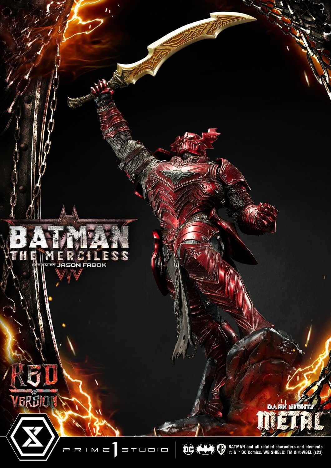 Batman The Merciless (Version Red) - Museum Masterline - Vue 21