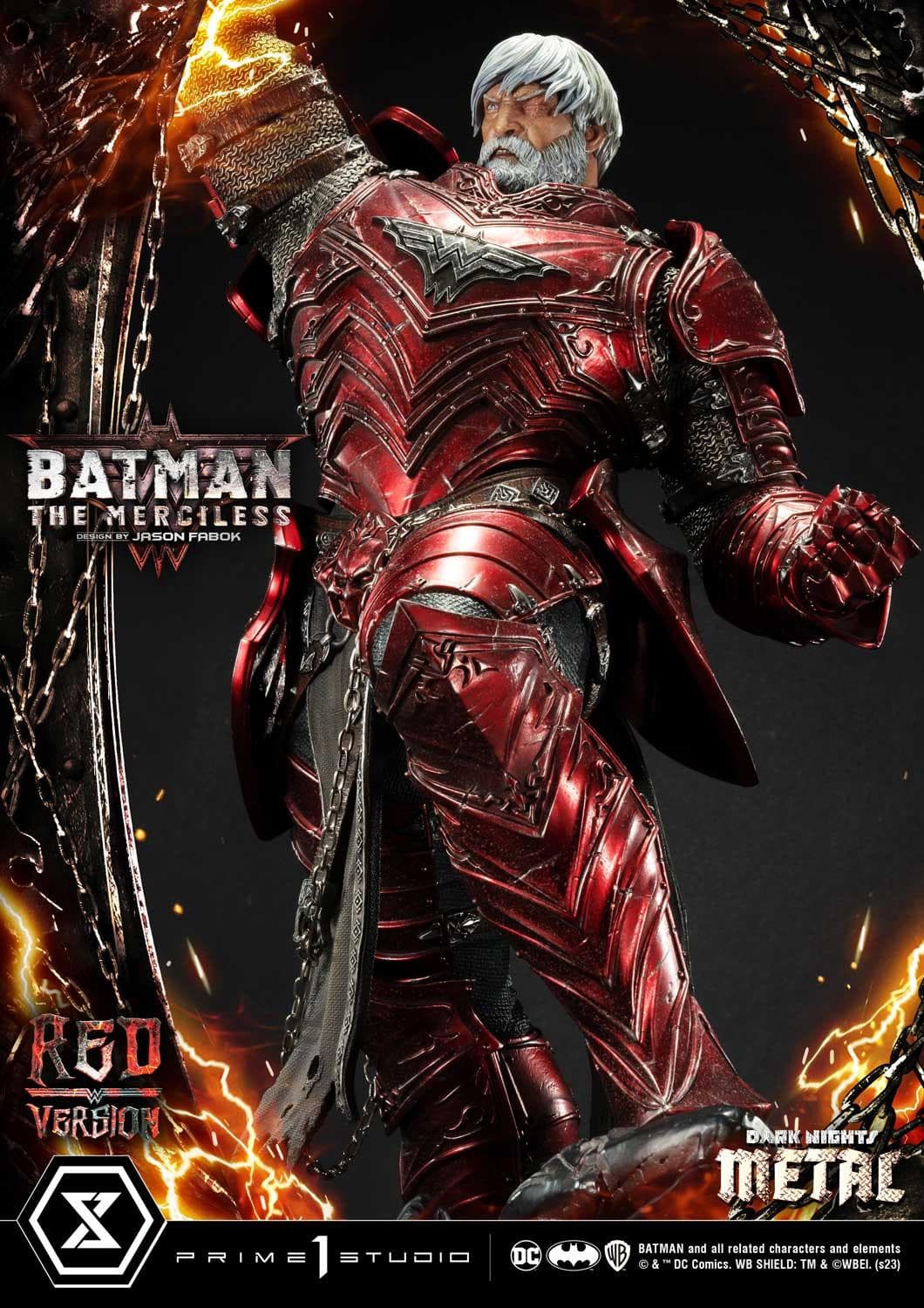 Batman The Merciless (Version Red) - Museum Masterline - Vue 23