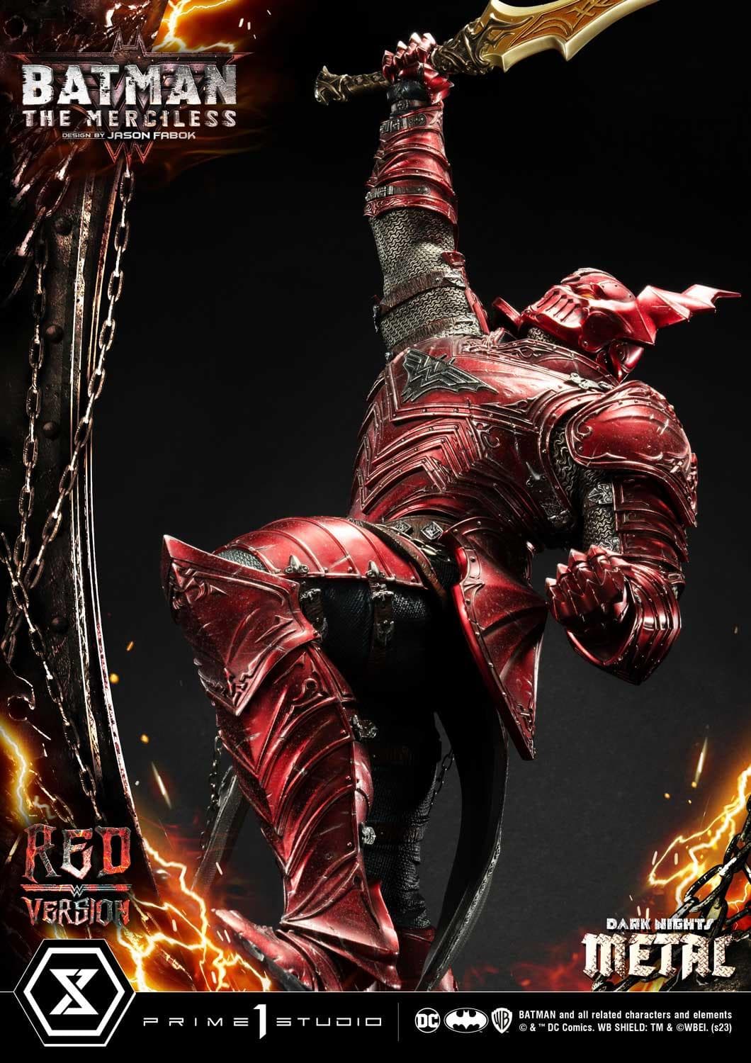 Batman The Merciless (Version Red) - Museum Masterline - Vue 24