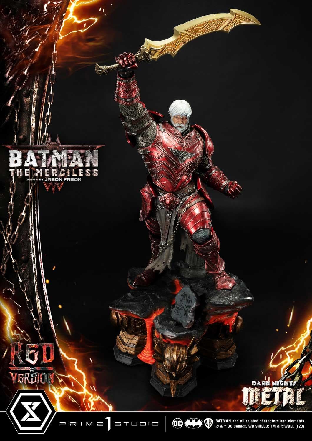 Batman The Merciless (Version Red) - Museum Masterline - Vue 25