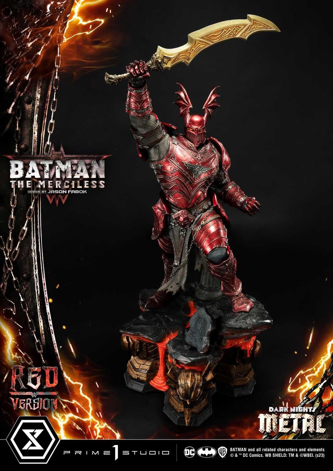 Batman The Merciless (Version Red) - Museum Masterline - Vue 26