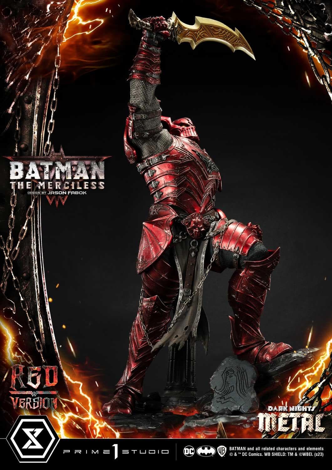 Batman The Merciless (Version Red) - Museum Masterline - Vue 27