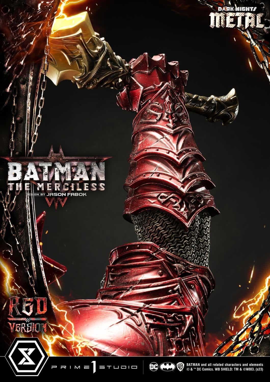 Batman The Merciless (Version Red) - Museum Masterline - Vue 28