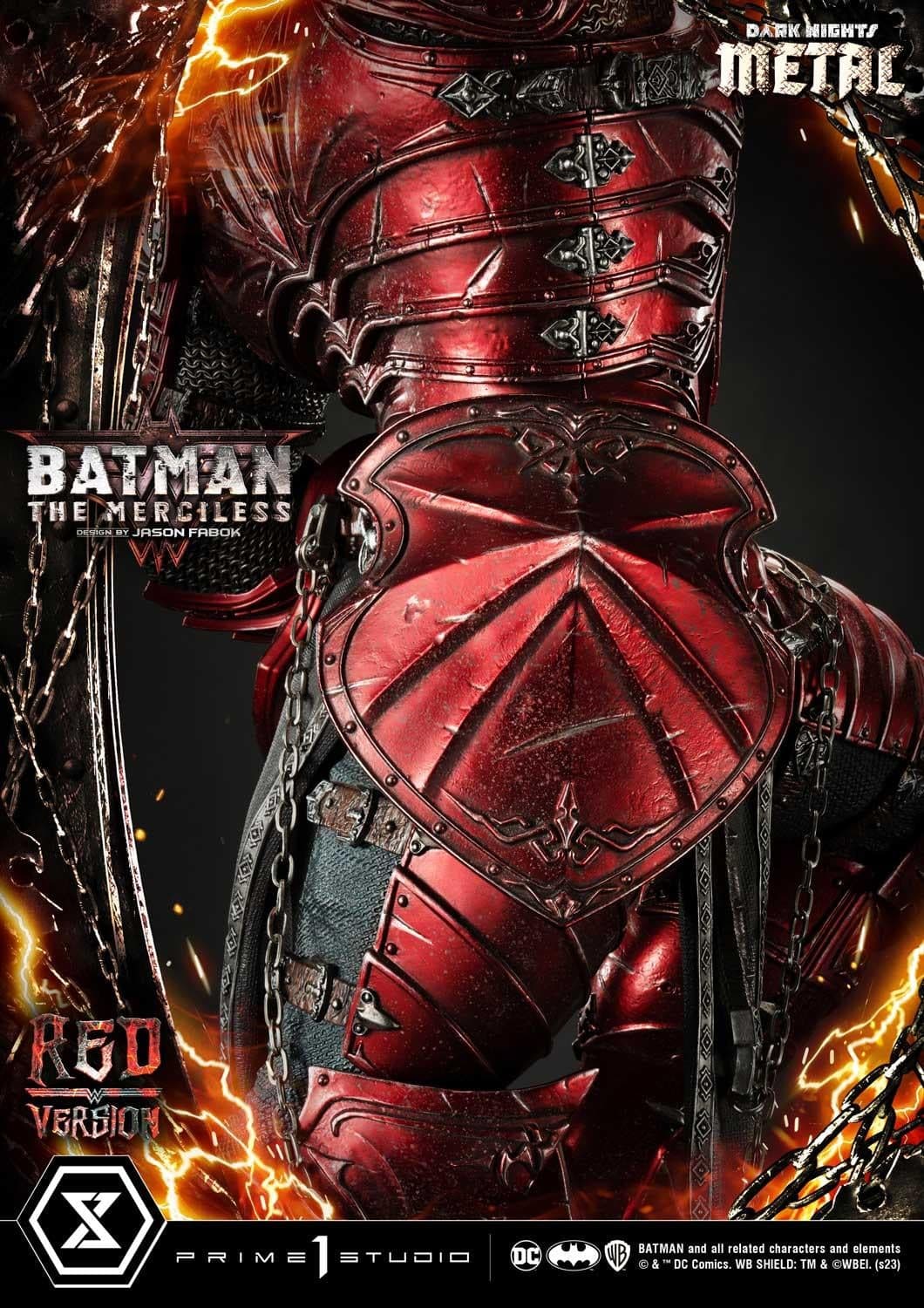 Batman The Merciless (Version Red) - Museum Masterline - Vue 29