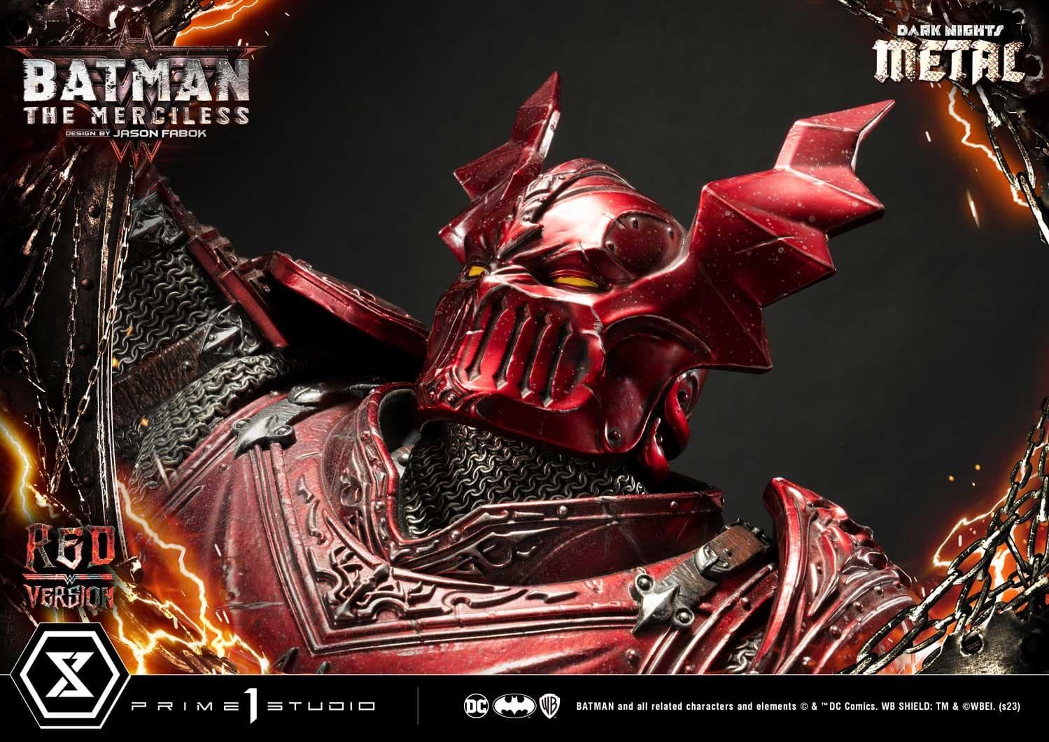 Batman The Merciless (Version Red) - Museum Masterline - Vue 30