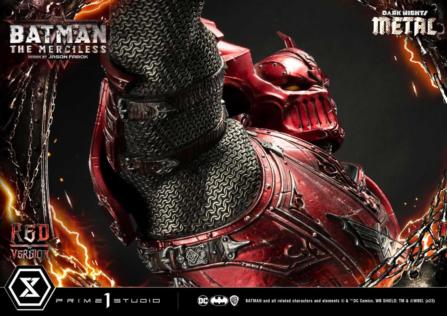 Batman The Merciless (Version Red) - Museum Masterline - Vue 31