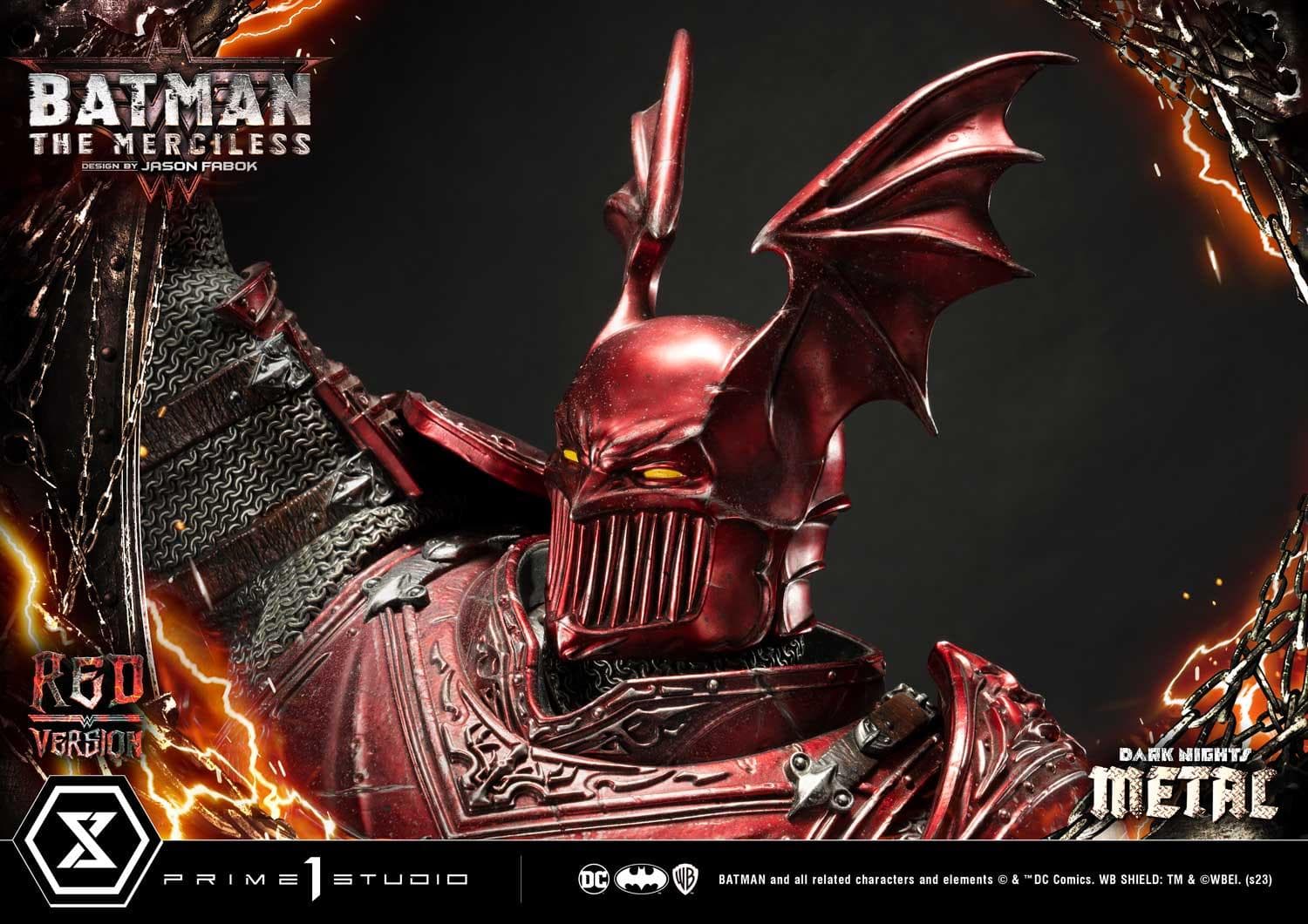 Batman The Merciless (Version Red) - Museum Masterline - Vue 32