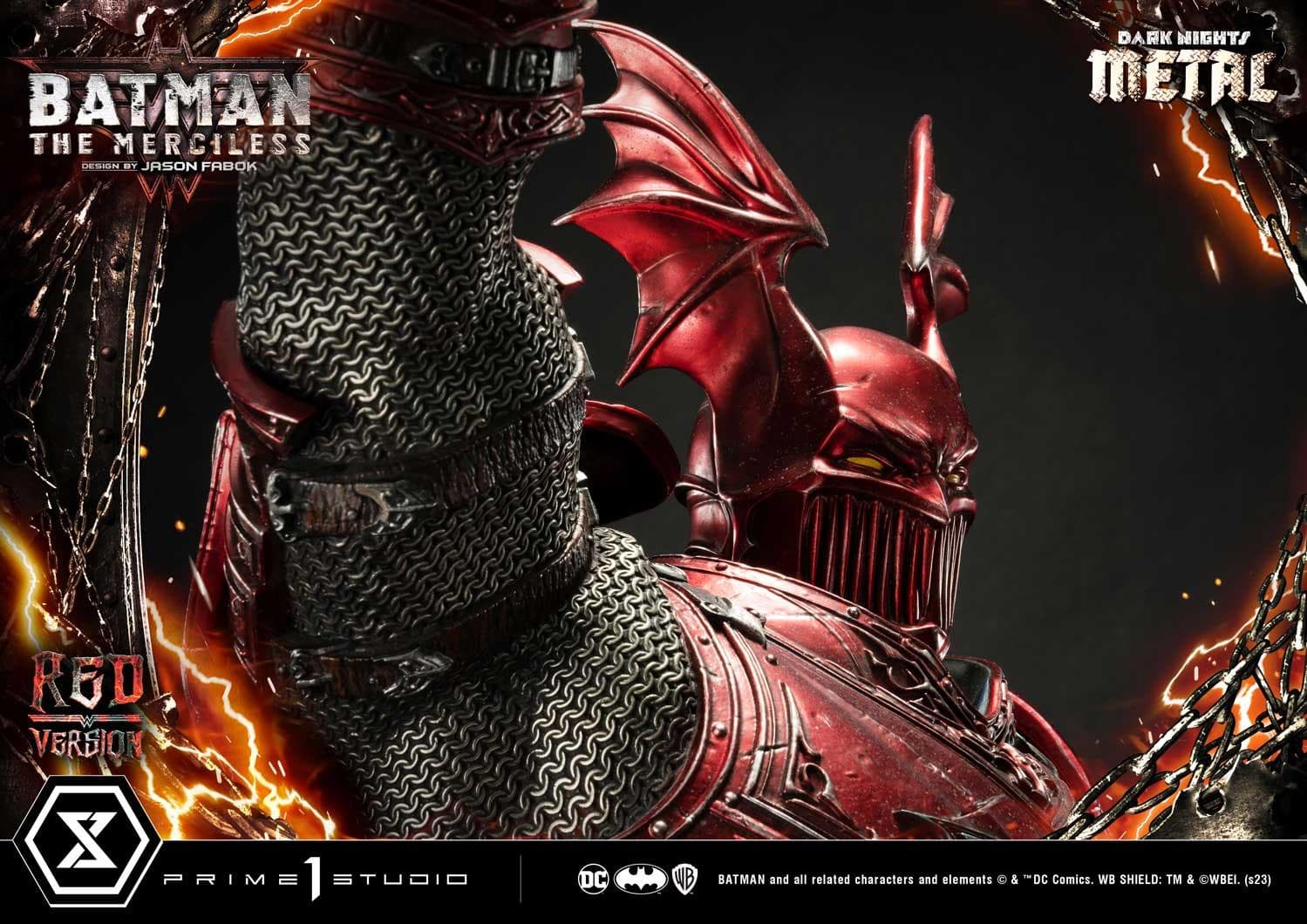Batman The Merciless (Version Red) - Museum Masterline - Vue 33
