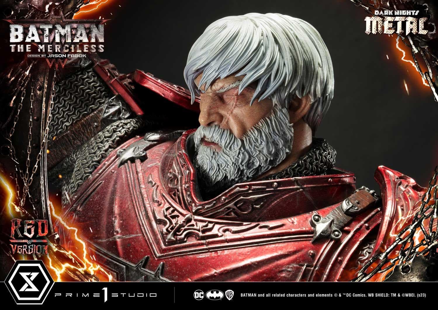 Batman The Merciless (Version Red) - Museum Masterline - Vue 34