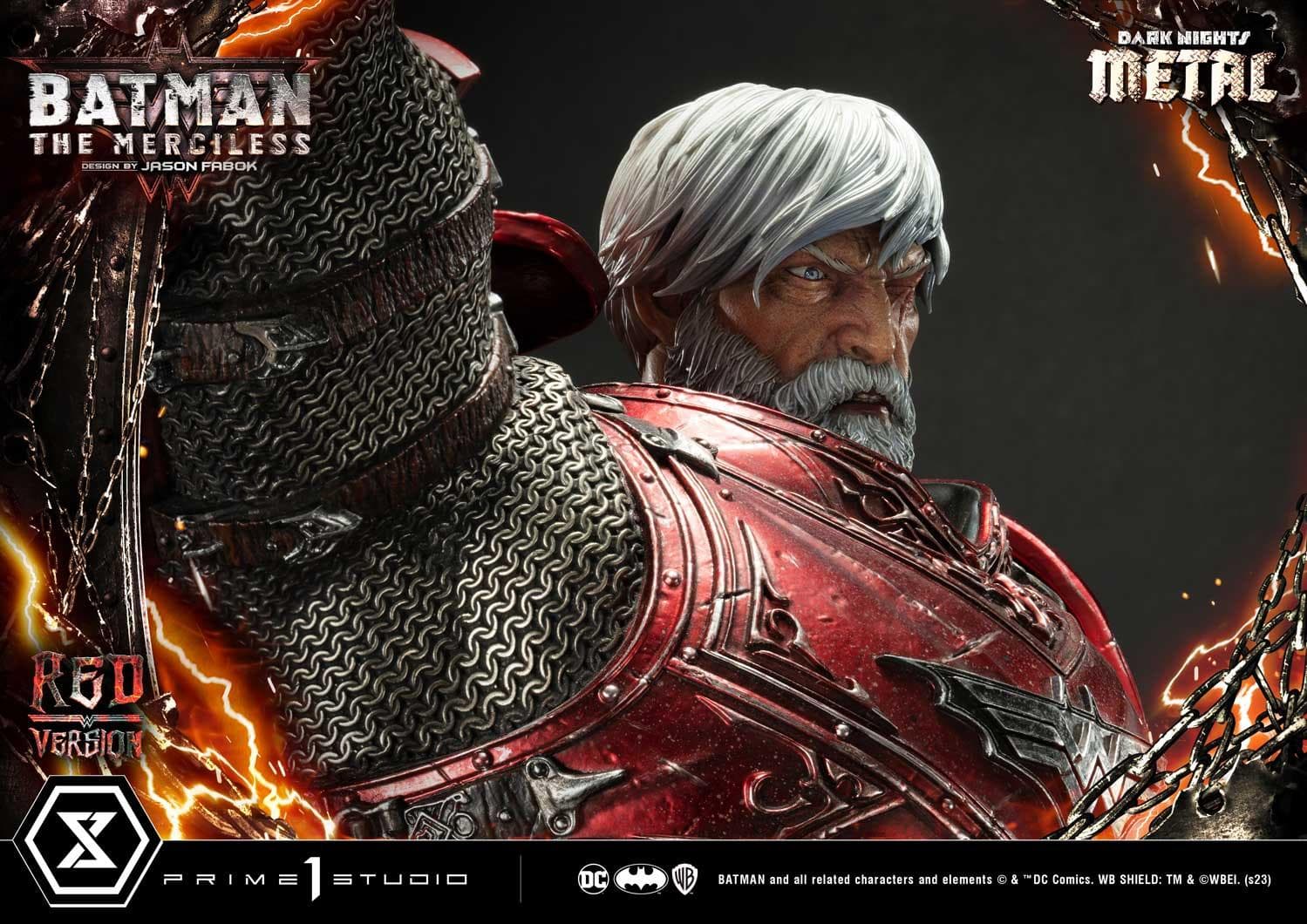 Batman The Merciless (Version Red) - Museum Masterline - Vue 35