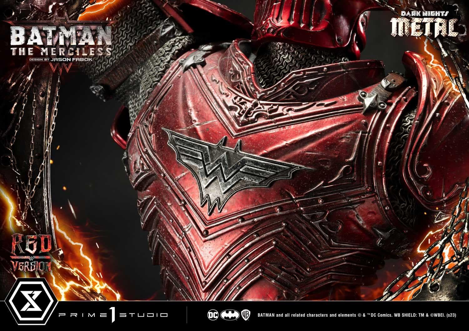 Batman The Merciless (Version Red) - Museum Masterline - Vue 37